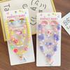 Collar de Unicornio Arcoíris de Venta Caliente Transfronterizo para Niña, Hecho a Mano con Cuentas, Joyería Combinable, Aretes de Dibujos Animados, Pulsera, Anillo