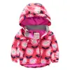 Ropa Infantil Ropa de Neopreno Forrada de Polar para Niños Primavera y Otoño Cortavientos para Bebé Abrigo de Polar con Capucha para Niños Grandes Moda Estilo Occidental