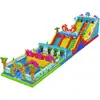 Entrada de tierra inflable grande para competencia de obstáculos al aire libre, accesorios de entrada inflable, Castillo, suministro para diversión acuática infantil