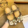 Zapatos de Ballet Populares con Estampado de Leopardo, Nuevos Zuecos Lindos con Hebillas Decorativas, Accesorios para Zapatos DIY de Moda y Versátiles, Desmontables