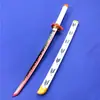 Cuchillo de Madera Corto de Bambú Versión Infantil de Tanjiro Demon Slayer: Kimetsu No Yaiba Pilar de la Llama Kyojuro Rengoku Mi Esposa Cuchillo de Madera Sin Filo