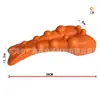 Almohada de masaje de tracción para la cintura de PU almohada lumbar para la columna vertebral autopeeling tracción soporte lumbar estiramiento columna cervical