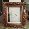 Moldura de Foto Estilo Europeu Retrô Moldura de Adereço para Cena de Casamento Moldura de Decoração de Casamento de Plástico Moldura para Foto de Vestido de Noiva Ornamento