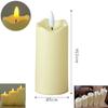 Vela Electrónica de Luz Bala 3D Vela de Boda Concha de Arroz Concha Roja Concha Blanca Venta al por Mayor Llama Simulada LED