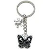 Llavero Serie de Halloween Personalizado Estilo Europeo y Americano Calavera Telaraña Castillo Murciélago Colgante para Llavero de Mochila y Coche