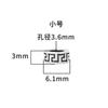 S925 Intime acessórios de prata contas de cristal DIY pulseira material 6mm810mm padrão de retorno grande padrão espaçador padrão