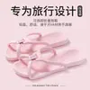 Chinelos de viagem dobráveis para mulheres, chinelos portáteis antiderrapantes para viagens, viagens de negócios e hotéis, chinelos macios descartáveis para homens, atacado