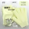 Toalla exfoliante de cinco dedos engrosada y densificada para baño, elimina la suciedad fácilmente, guantes de lufa de nylon, toalla de baño / paquete de par, disponible OE