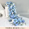 Decoraciones de boda de cascada de rosas, flores de cascada de seda para mesa de hotel, flores artificiales, arreglos florales, cascada de flores para cumpleaños