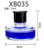 Botellas de Tinta en Stock 30/50ml Botellas de Vidrio Vacías de Colores con Varias Tapas para Uso de Oficina y Tinta para Pluma Fuente de Caligrafía Venta al por Mayor