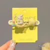 Pasador Dulce de Princesa Estilo Ins, Pinza para Fleco Lateral, Pasador Exquisito Versátil Estilo Bosque, Accesorio para el Cabello Colorido Dopamina