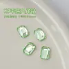 Rhinestones Rectangulares Octagonales Súper Brillantes K9 para Uñas, Rhinestones Rectangulares Populares de Alta Calidad con Forma de Caramelo, Accesorios Coloridos Planos para Uñas