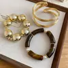 Sueños Antiguos Dorados~Set Dorado Vintage de Pulseras Apilables, Pulseras de Nicho Estilo Resort, Joyería Exagerada para Mujer