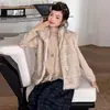 Conjunto Elegante de Otoño para Niñas: Chaleco de Piel Sintética, Camisa Base con Dobladillo de Encaje, Conjunto de Pantalones de Pierna Ancha a Cuadros