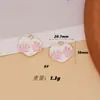 Dibujos Animados Transfronterizos Mascota Pie Perro Perrera COLECCIÓN LOVE Garra diy Aleación Goteo de Aceite Pendientes Llavero Accesorios Colgantes