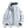 Modelo Nuevo 2026 Chaqueta de Senderismo 3 en 1 Cortavientos Impermeable Estilo Dopamina