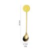 Cuchara tenedor de acero inoxidable, vajilla, juego de cuchara y tenedor de frutas de dibujos animados, cuchara para mezclar café, tenedor de frutas, cuchara de postre