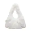 2026 Nova Moda Outono de Alta Qualidade Nicho Bolsa de Pelúcia Bolsa de Mão Bolsa Feminina para o Dia a Dia Bolsa de Ombro Único Transversal