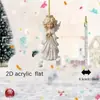 Colgante de Ángel Niña Plano de Acrílico Transfronterizo Nuevo para Coche, Colgante de Decoración para el Hogar