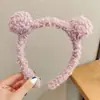 Linda Diadema de Felpa con Dibujo de Conejo para Lavado de Cara, Accesorio para el Cabello de Otoño e Invierno, Gorro Versátil Antideslizante Súper Lindo, Nuevo Diseño de Lazo