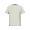 26020 Marca de Nicho de Moda Unisex Barcelona Patrón de Espinas Bordado Diseño de Cuello Redondo Camiseta de Manga Corta Holgada para Hombre