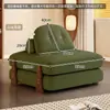 Sofá Perezoso Sofá de Tela para Apartamentos Pequeños, Sala de Estar, Balcón, Tatami, Bloque de Tofu, Sofá Modular Combinado Estilo Crema