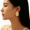 Pendientes Colgantes Redondos de Flor Moda Transfronteriza Europea y Americana para Mujer, Pendientes de Aleación Estilo Ins Fresco Elegantes y Versátiles