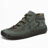 Botas Martin de caña alta nuevas para Otoño e Invierno, Botines cortos hechos a mano en la punta para Hombre, Botas para Hombre de talla grande para Comercio Exterior, con forro polar para Exteriores