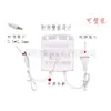 Fuente de alimentación exterior 12V2A cámara de vigilancia led impermeable a prueba de lluvia protección contra rayos adaptador de corriente para cámara eléctrica de dos hilos