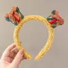 Diadema de Cabeza de Oso Navideño para Mujer, Diadema de Ambiente Festivo para Fiesta, Accesorios para el Cabello Pinza para el Pelo con Lazo de Disfraz Cosplay