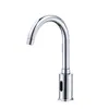 Grifo para Lavabo Espesado y Elevado, Grifo Alto para Lavabo, Venta al por Mayor de Proyectos Transfronterizos, Grifo de Cocina con Sensor Infrarrojo para Agua Caliente y Fría