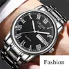Reloj de Cuarzo para Hombre Liso de Fábrica Moda Versátil Resistente al Agua Luminoso Doble Calendario Escala Romana Reloj Personalizado para Hombre
