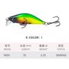 Señuelo Minnow Hundimiento Micro Bait 35mm/3.35g Señuelo Biónico Directo de Fábrica en Stock 9009