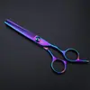 Amazon Best-Seller Transfronterizo Set Profesional de Tijeras de Peluquería, Tijeras Planas, Tijeras Entresacadoras, Herramientas de Peluquería para el Hogar, Venta al por Mayor