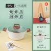 Olla para Sopa de Piedra Maifan Estilo Coreano Olla de Doble Asa Olla Doméstica para Cocina de Inducción con Vaporera Olla Antiadherente Olla para Guisar Sopa para Cocinar Fideos Olla Pequeña