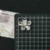 Acessórios para Crocs DIY Charms e Fivelas para Sapatos Atacado Sapatilhas Mary Jane Flor Oca de Cristal Decoração da Superfície do Sapato