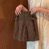 Conjunto de dos piezas para niñas timo: conjunto de top con cordón estampado y pantalones de pierna ancha, nuevo estilo casual primavera/otoño 2026 para niños