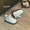 Outono 2026 Novas Botas Martin Infantis Moda Estilo Britânico Solado Macio Botas de Bebê