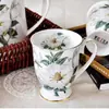 Taza de porcelana de hueso creativa de Tangshan Taza de Café Leche Taza de regalo de cerámica LOGOTIPO impreso una generación de cabello