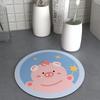 Porta-copos de Desenho Animado Almofada de Lama Diatomácea Tapete Absorvente Criativo Fofo Tapete Lavável Mesa de Jantar Isolamento Térmico Porta-copo de Chá Tapete de Mouse