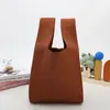 Bolsa de Regalo de Mano de Color Sólido Bolsa de Regalo para Dulces Bolsa Tejida Simple Bolsa Ins Bolso Explosivo Bolsa Tejida Versátil