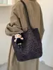 Bolsa Transfronteiriça Casual Retrô de Grande Capacidade com Estampa de Leopardo Estilo Preguiçoso Bolsa de Ombro Feminina Outono 2026 Nova Bolsa de Ombro Único para Mãe e Filho