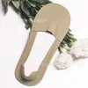 Calcetines bajos de seda de hielo para mujer, verano, explosiones, cómodos, comodín, silicona antideslizante, con ocho colores opcionales, color sólido, fabricantes al por mayor
