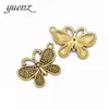 YuenZ caliente DIY material de aleación exquisito 4 Color Mariposa accesorios de joyería al por mayor 29 * 20MM D290