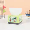 Caja de pañuelos al por mayor caja de pañuelos cuadrada de plástico papel publicitario tubo para toallas de mesa de sala fabricación impresión de logotipo