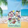 Toalha de Praia de Microfibra Estilo Ins Transfronteiriço Desenho Animado Crayon Shin-Chan Toalha de Banho Impressão Digital Secagem Rápida Veludo Dupla Face