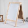 Manualidades Decorativas para el Día de San Valentín Caballete Plegable de Doble Cara Pizarra de Madera para Escribir Pizarrón Pequeño Pizarra de Dibujo Tienda Magnética de Madera