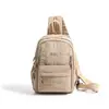 Mochila de Color Sólido Estilo Japonés, Mochila Casual Versátil para el Trabajo para Mujeres, Bolso Cruzado Multifuncional de Doble Uso, Bolso de Hombro Deportivo para Ciclismo