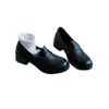 Mocasines Vintage de Tacón Grueso para Mujer Otoño 2026, Zapatos de Cuero Negros con Punta Redonda, Zapatos Versátiles de Suela Gruesa para el Trabajo, Estilo Británico