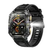 Nuevo reloj inteligente transfronterizo, con pantalla cuadrada, llamadas Bluetooth y batería de gran capacidad, diseñado para hombres